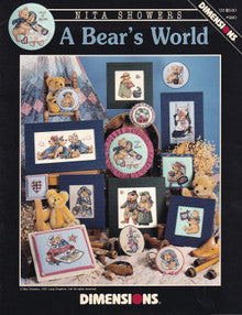 Cross stitch chart.  It is of teddy bears.