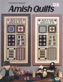 Cross stitch chart of Amish Quilts.