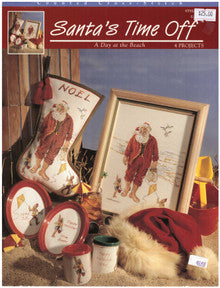 Santa's Time Off A Day at the Beach