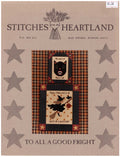 It is a cross stitch pattern called To All A Good Fright.  It is a Halloween chart.  It has a witch and a black cat on it.