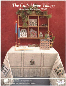 The Cat's Meow Village Hometown Christmas 1992