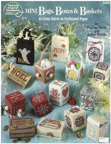 Mini Bags, Boxes & Baskets to Cross Stitch on Perforated Paper