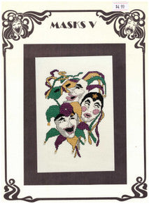 Mask V Cross Stitch Pattern