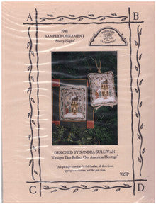 1998 Sampler Ornament Starry Night