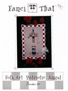 Folk Art Patriotic Angel