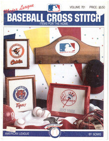 Major League Baseball Cross Stitch Items for the Home
