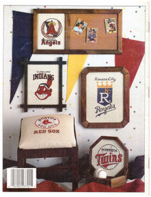 Major League Baseball Cross Stitch Items for the Home