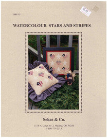 Watercolour  Stars and Stripes