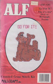 Go For It!  ALF   Cross Stitch Kit.