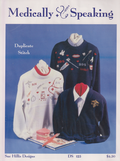 Duplicate Stitch Patterns  This is called Medically Speaking by Sue Hills Design