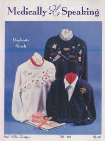 Duplicate Stitch Patterns  This is called Medically Speaking by Sue Hills Design