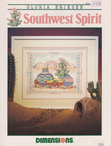 Southwest Spirit Gloria Eriksen Cross Stitch Pattern by Dimensions