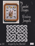 Camelot Designs Windows Jonquils Cross stitch pattern designed by Sue Marshall book no. 20 it is a chart of a Castle.