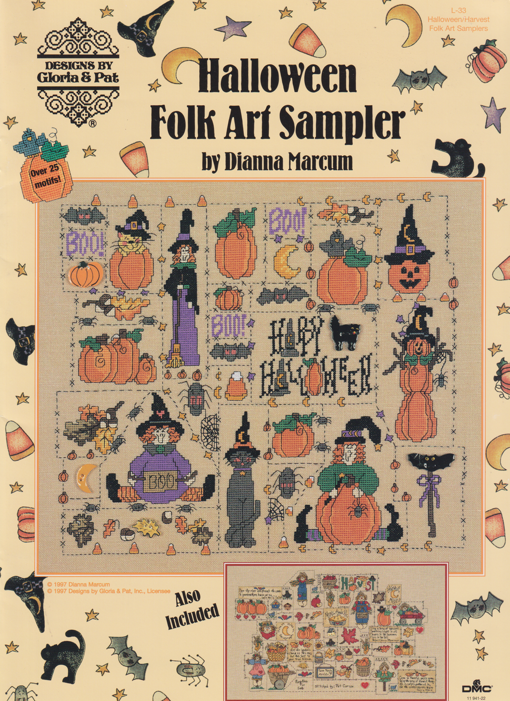 Halloween Folk Art Sampler