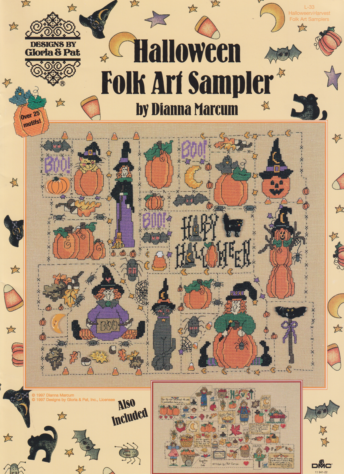 Halloween Folk Art Sampler