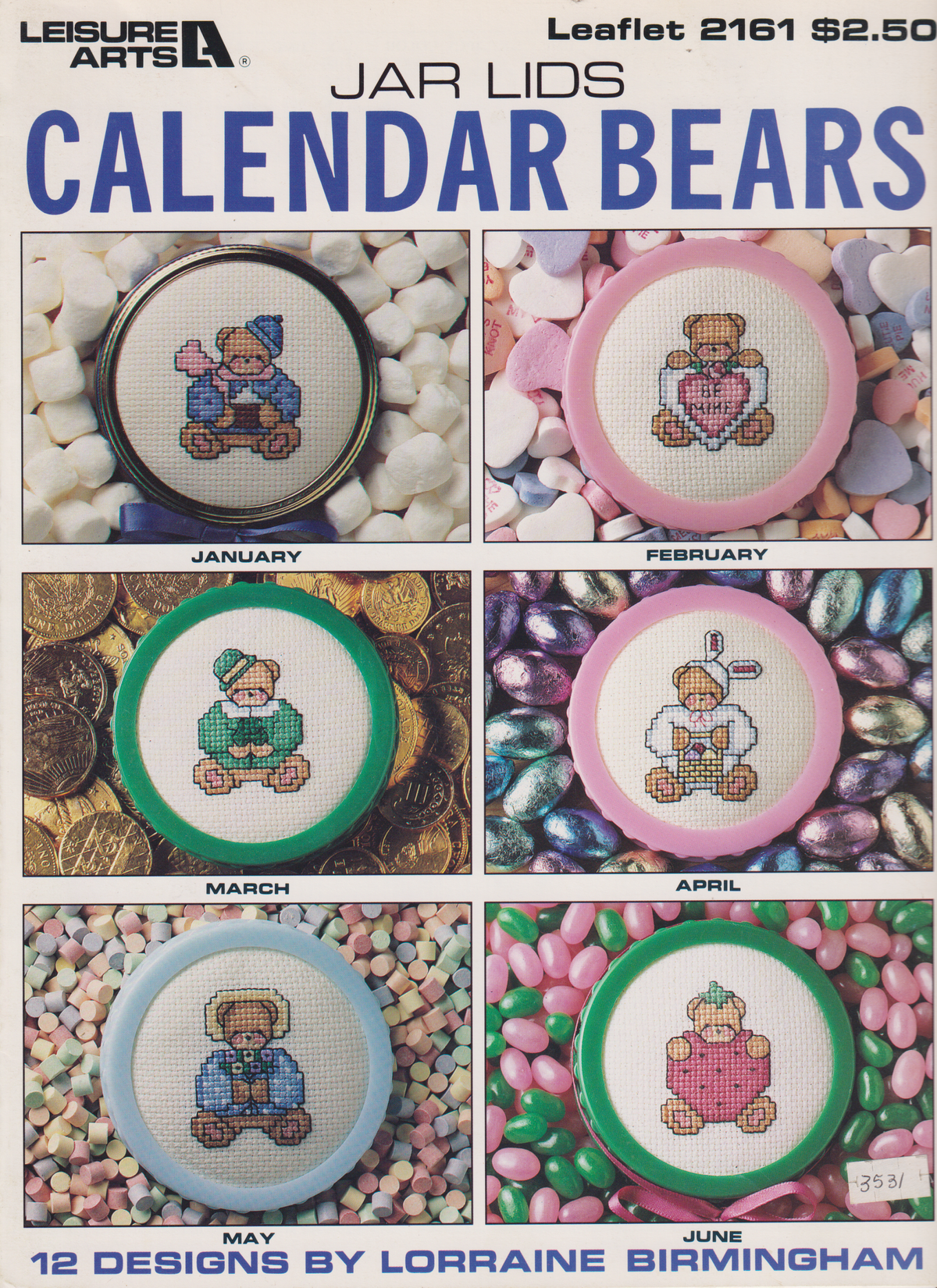 Jar Lids Calendar Bears