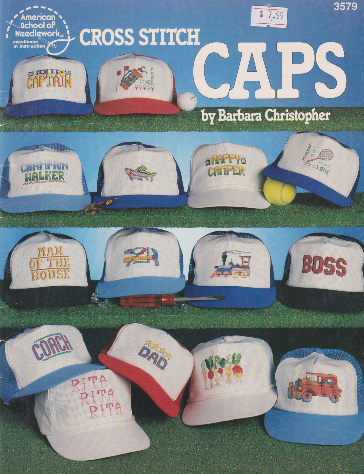 Cross Stitch Caps