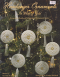 Hardanger Ornaments In White and Gold