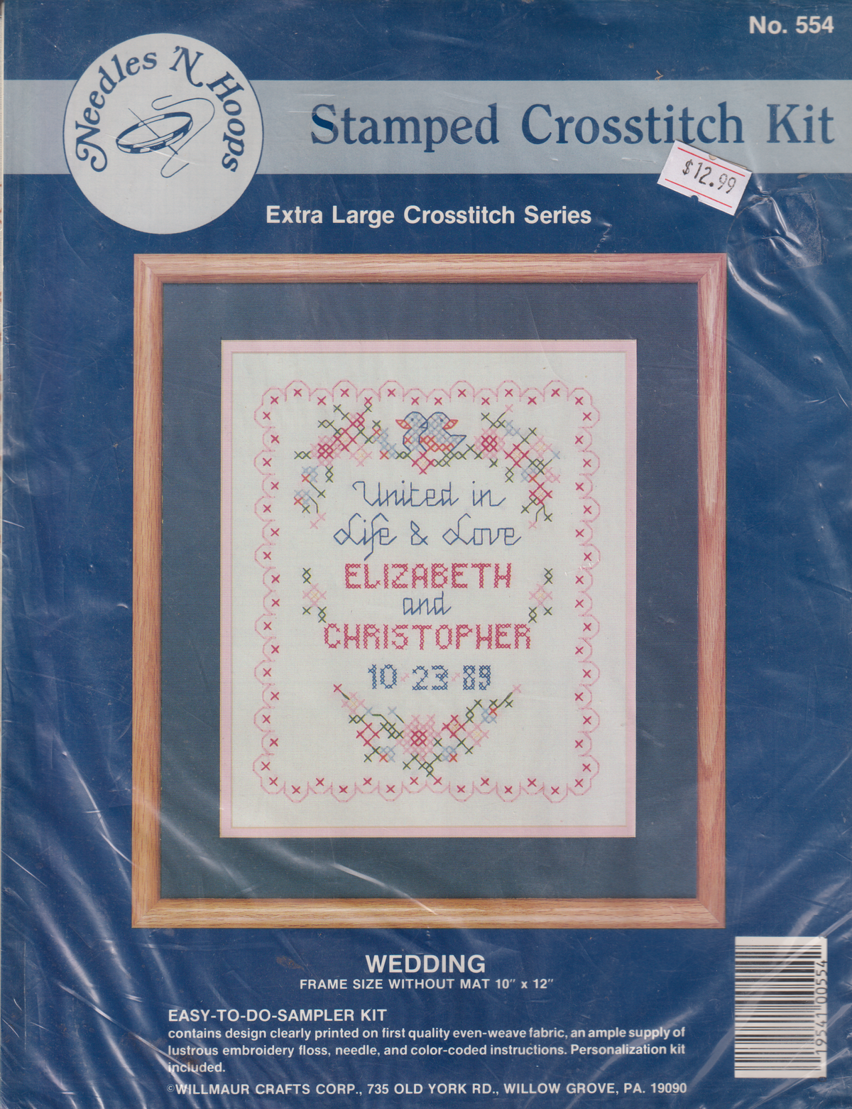Wedding   Stamped Crosstitch KIt