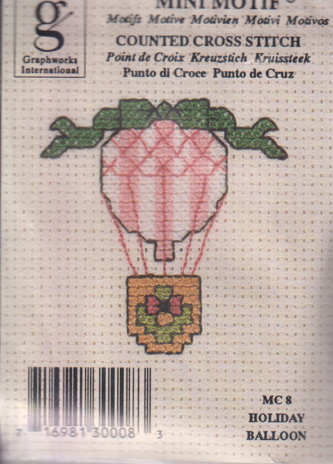 Holiday Balloon MC 8 Mini Motif Kit