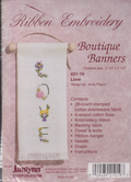 Ribbon Embroidery Boutique Banners