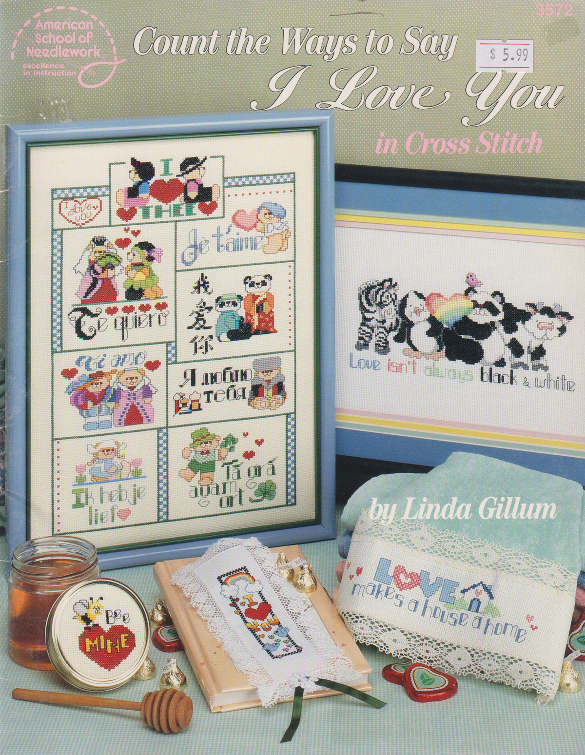 Count the Ways to Say I Love You in Cross Stitch
