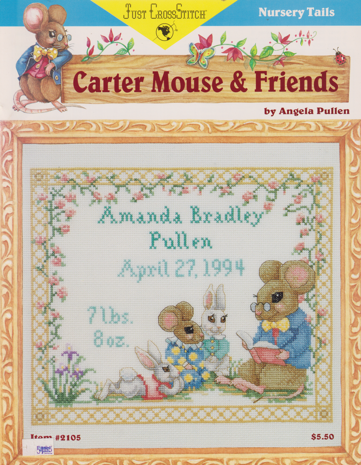 Nursery Tails Carter Mouse & Friends