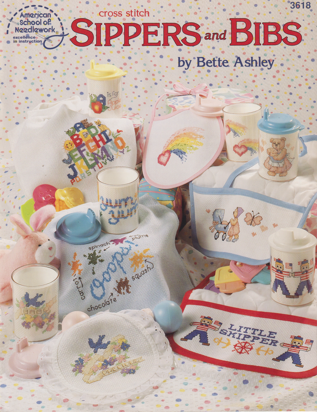 Cross Stitch Sippers and Bibs