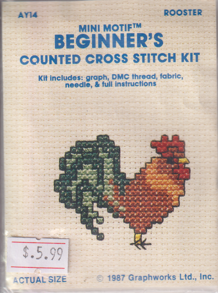 Rooster  AY14 Mini Motif Kit