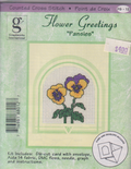 Flower Greetings "Pansies" kit