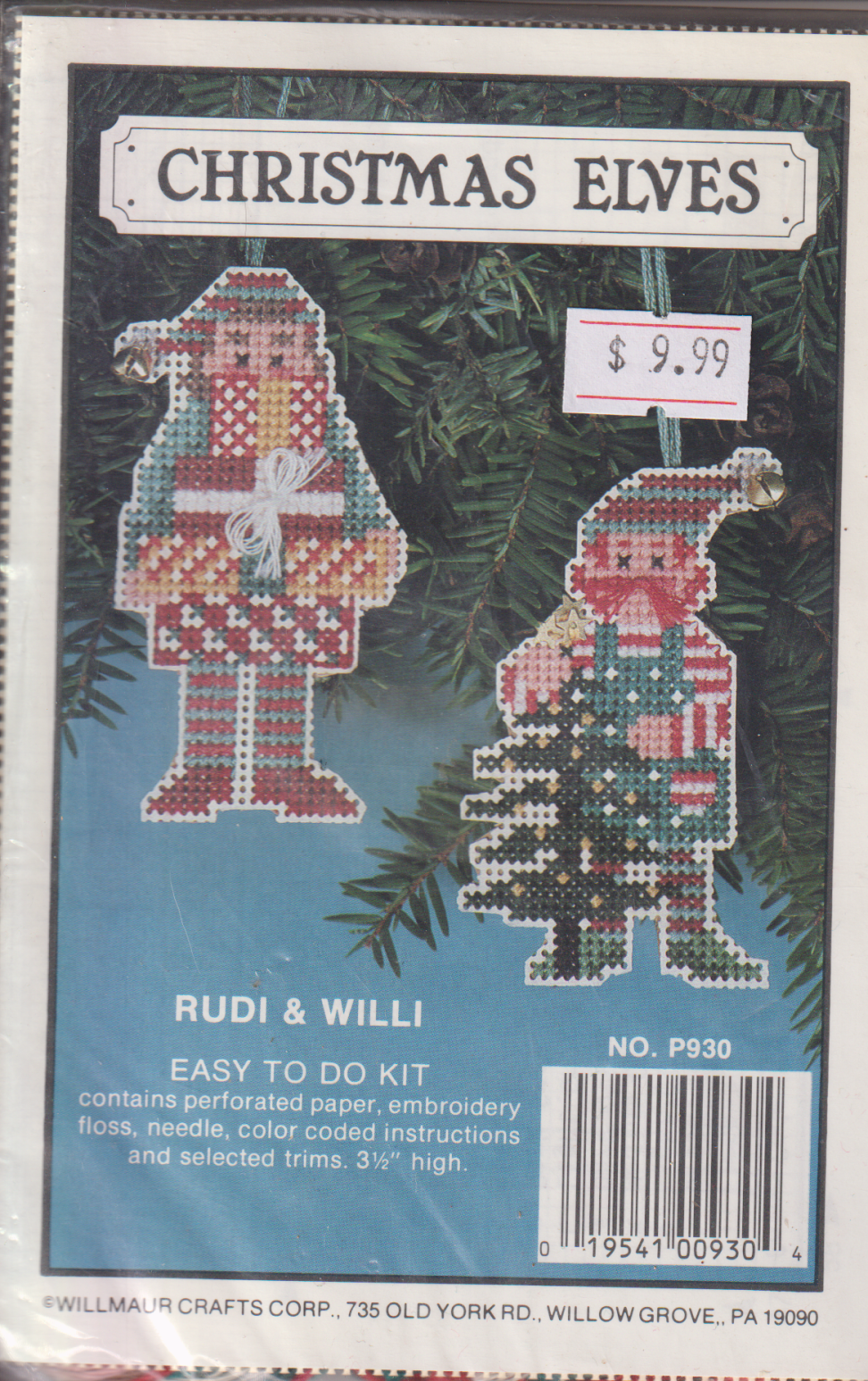 Rudi & Willi Christmas Elves NO. P930